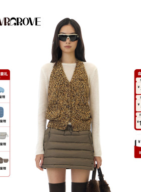 GROVE官方旗舰店 2025WT冬季新款圆领毛织长袖打底衫毛衣GCW5KN17