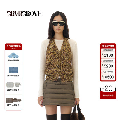 GROVE官方旗舰店 2025WT冬季新款圆领毛织长袖打底衫毛衣GCW5KN17