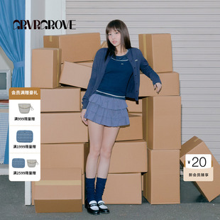 【林娜琏同款】GROVE 旗舰店2026PS春季新款短裙半身裙 GP26SKC15