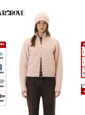 GROVE官方旗舰店 2025WT冬季新款长袖毛衫外套毛衣开衫GCW5KN09
