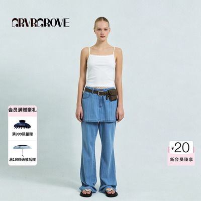 GROVE官方旗舰店2026SS春夏韩系上装吊带背心女内搭外穿GS26TSC66