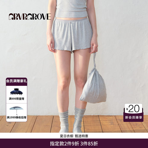 GRVR GROVE官方旗舰店BS系列夏季款针织短裤 BM5PT05M
