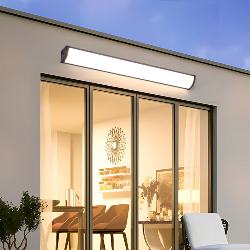 热销玻璃阳光房壁灯超亮入户门头斜角庭院壁灯阳台户外屋檐雨棚灯