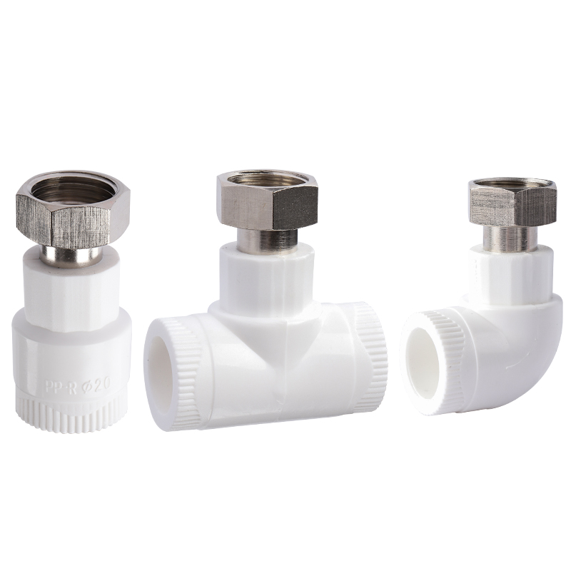 热销热水器活动接头4分6分2管件20ppr直接弯头热熔水管接头配件