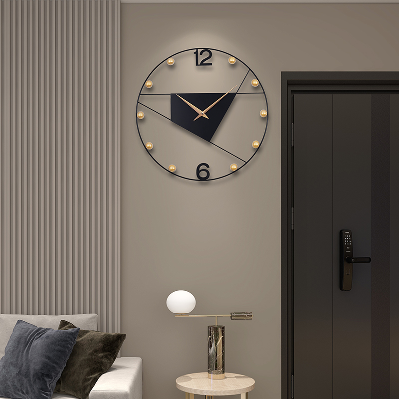 时钟挂钟客厅现代极简北欧挂墙挂表家用时尚潮流网红创意轻奢钟表