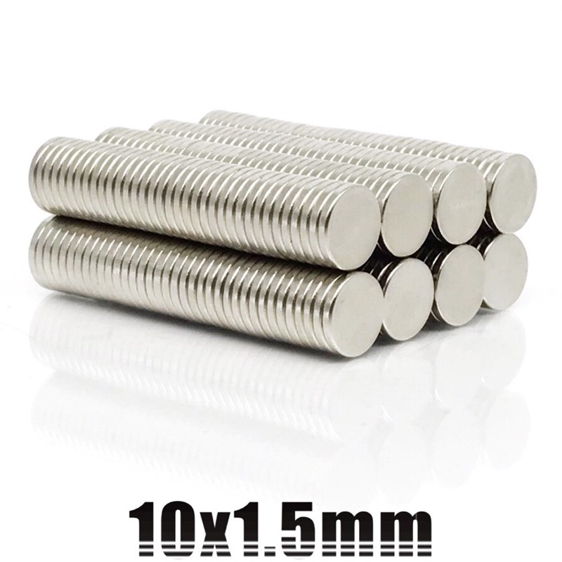 20/50/100pcs 10x1.5mm N35 Disc Round Magnets Rare Earth Neod