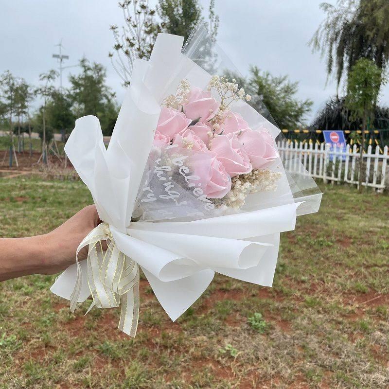 花束成品多头玫瑰干燥花蔷薇真花ins毕业拍照大束送人礼物