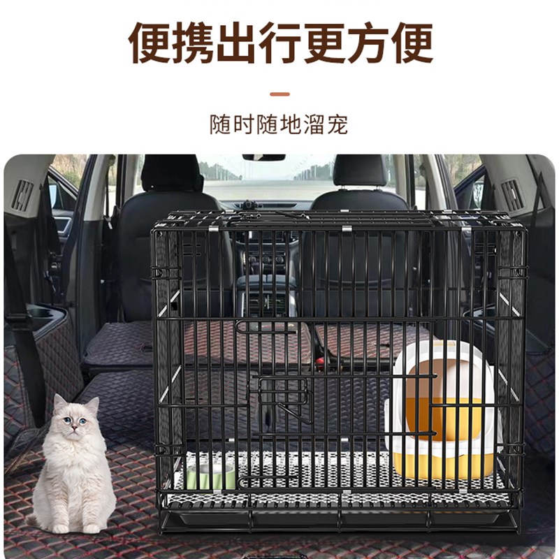 嘻嘻宠猫笼子家用带厕所一体室内两层不占地超大空间猫舍猫屋别墅