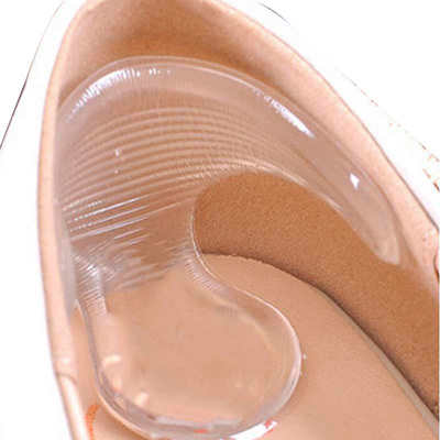 1Pair Silicone Insoles for Shoes Gel Pads for Feet Care Pro
