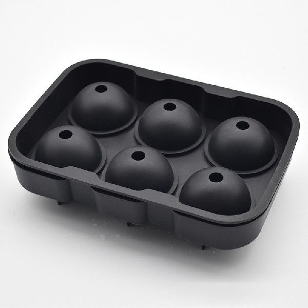 2/4/6 Balls Silicone Ice Cube Maker Ball Mold Large Sphere