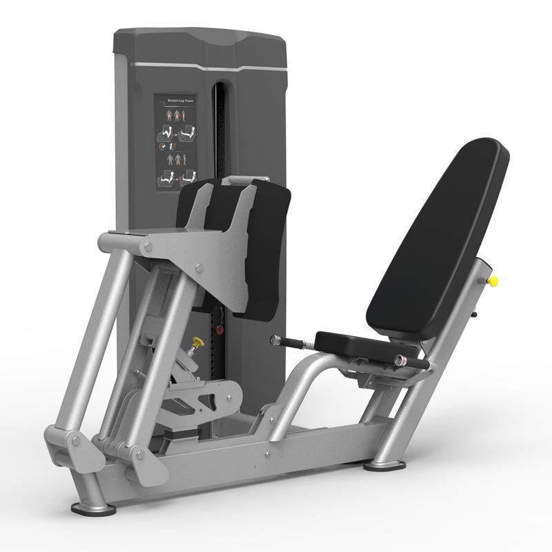 OURSLIFE坐式蹬腿、提踵双功能商用力量训练器6808