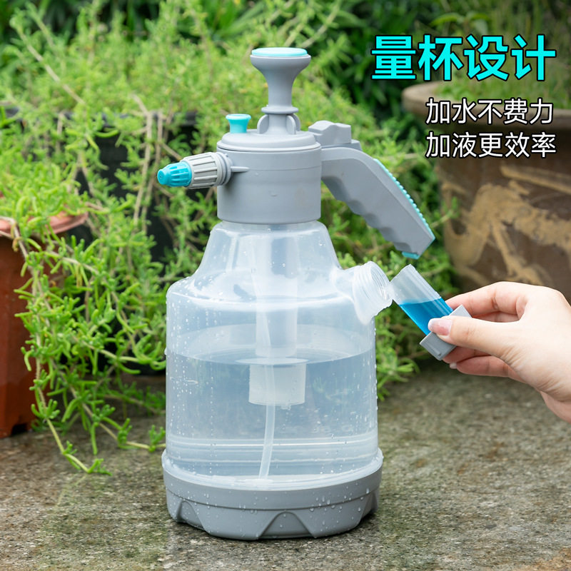塑料浇花喷壶带量杯带刻度消毒洒水壶大容量喷水壶喷壶超高压