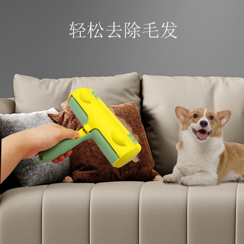 猫毛刷除宠物器双向滚筒