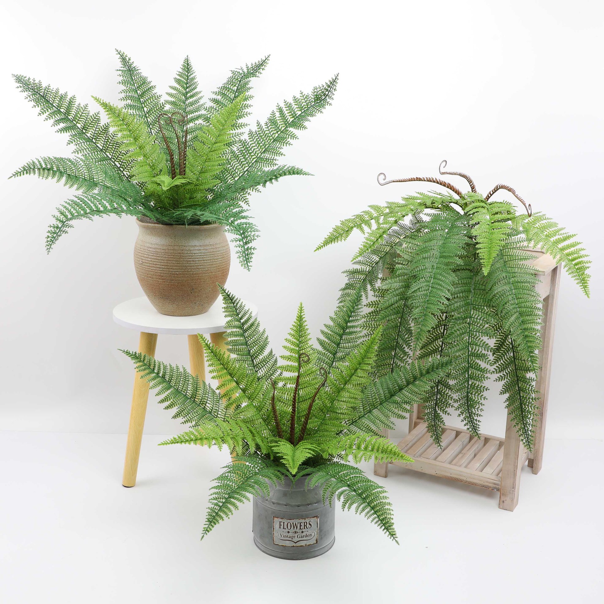 蕨类绿植 仿真波斯草植物墙工程造景小树家居园艺 工厂