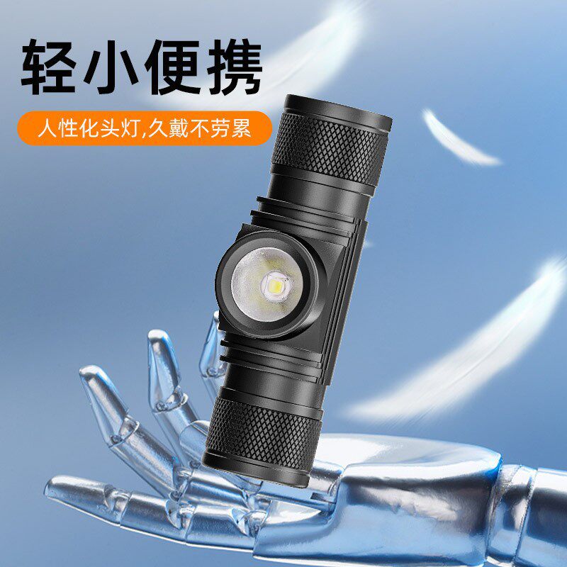 直销充电头灯强光防水露营户外钓鱼骑行调焦led头戴式手电筒