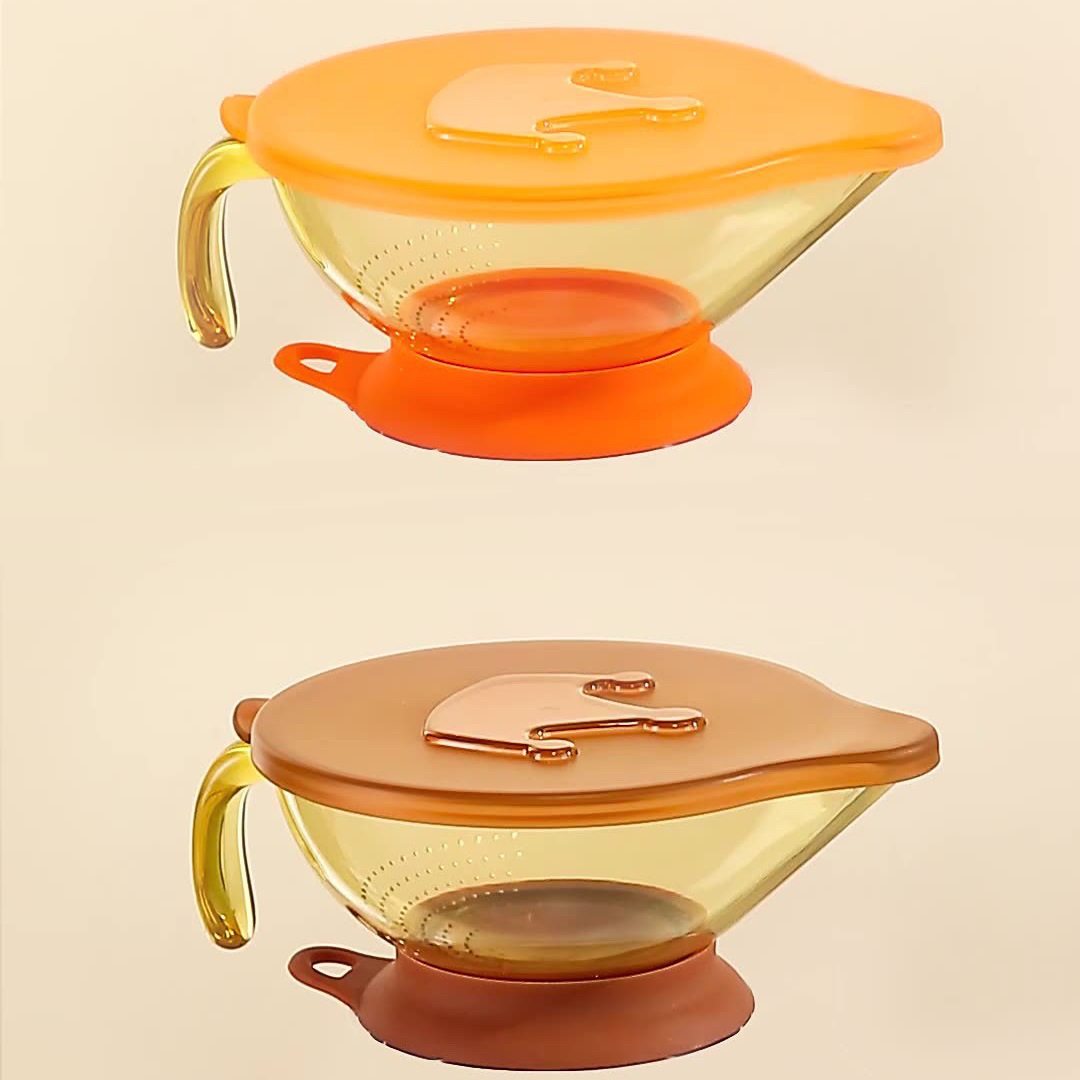 宝宝辅食碗婴儿专用小碗勺子吃米粉糊喂水研磨碗高温儿童喂养餐具