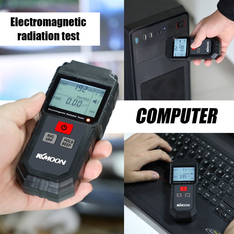 Handheld Digital LCD Electromagnetic Radiation Tester Electr