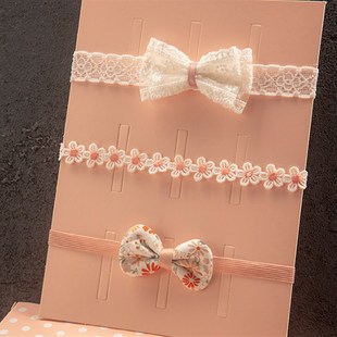 Headband Baby for Girls Hairband 3pcArtificial Nylon Flower