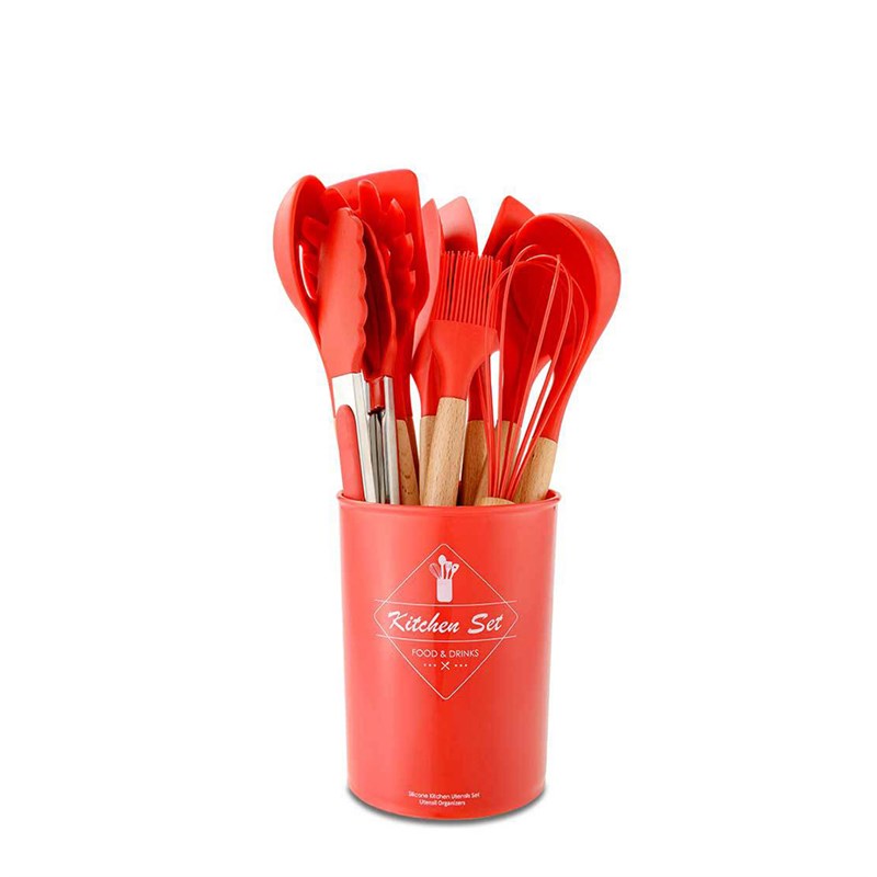 Kitchen Utensils Set 11Pcs Silicone Utensils Kitchenware for