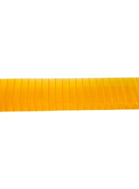 聚碳酸酯PC插接板30/40/50mm乳白蓝色橙色幕墙门头室内隔断PC