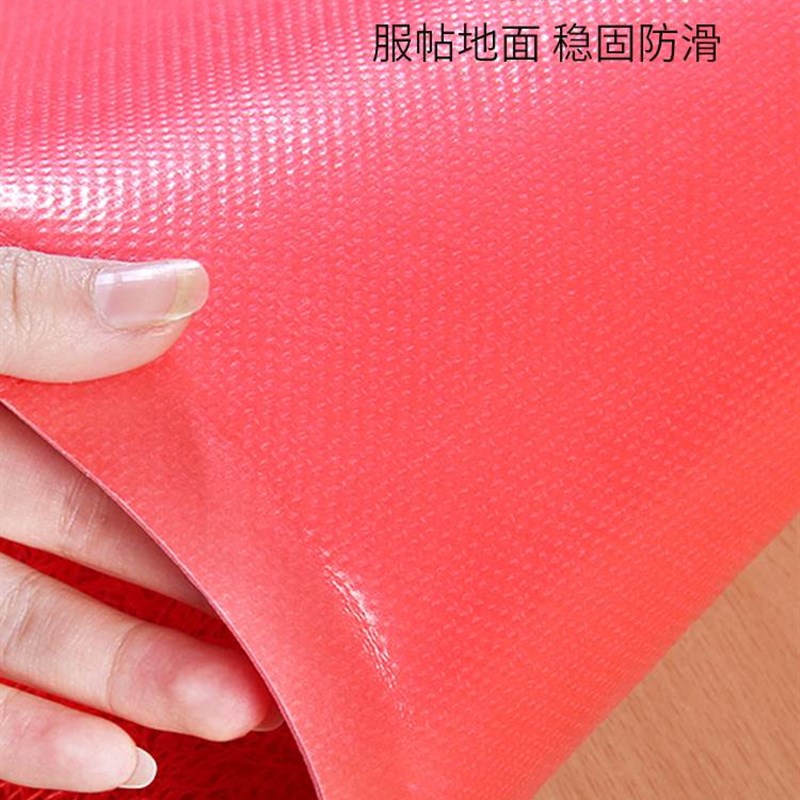 入户门地垫进门大门口丝圈脚垫新款家用出入平安门垫红色门外地毯