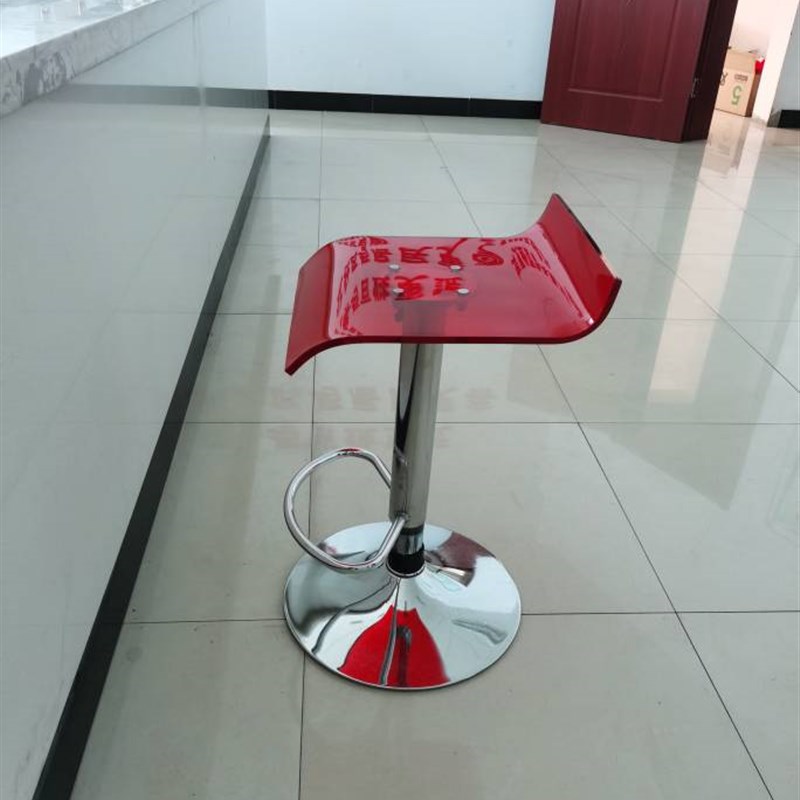 2张起包邮亚克力酒吧椅吧台椅柜台椅家用旋转升降椅前台椅高脚凳.