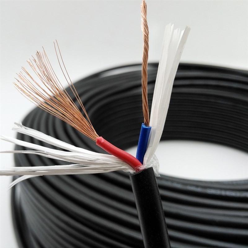 纯铜RVV2 3 4 5 6 芯X0.5/0.75/1/1.5/2.5平方电源线护套线信号线