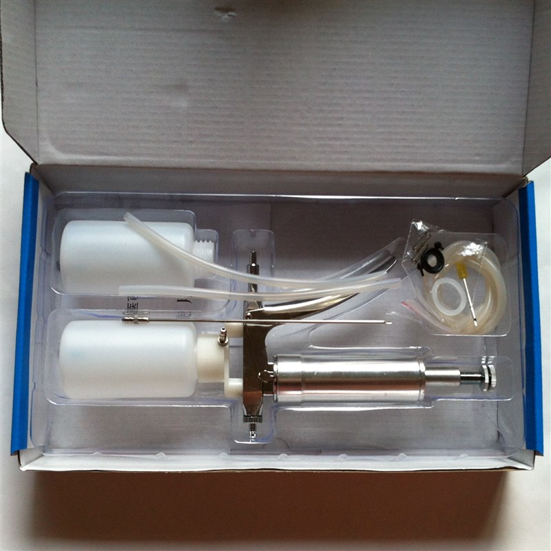 2ML5ml 宇球可调K型连续注射器 全金属连续注射器 针筒 (带2瓶)