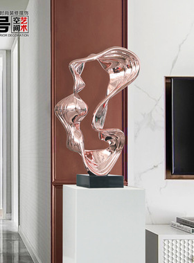 抽象轻奢摆件创意酒店大堂大型落地现代简约客厅装饰品雕塑艺术品