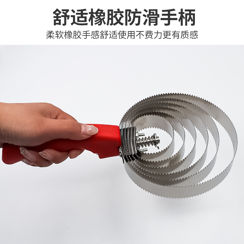 牛毛梳六圈不锈钢牛用止痒耙牛羊毛刷子挠毛梳毛器马驴狗用清洁刷