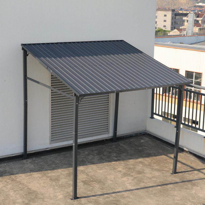 户外庭院遮阳篷铝合金阳光棚别墅花园凉亭室外家用组装雨棚停车棚