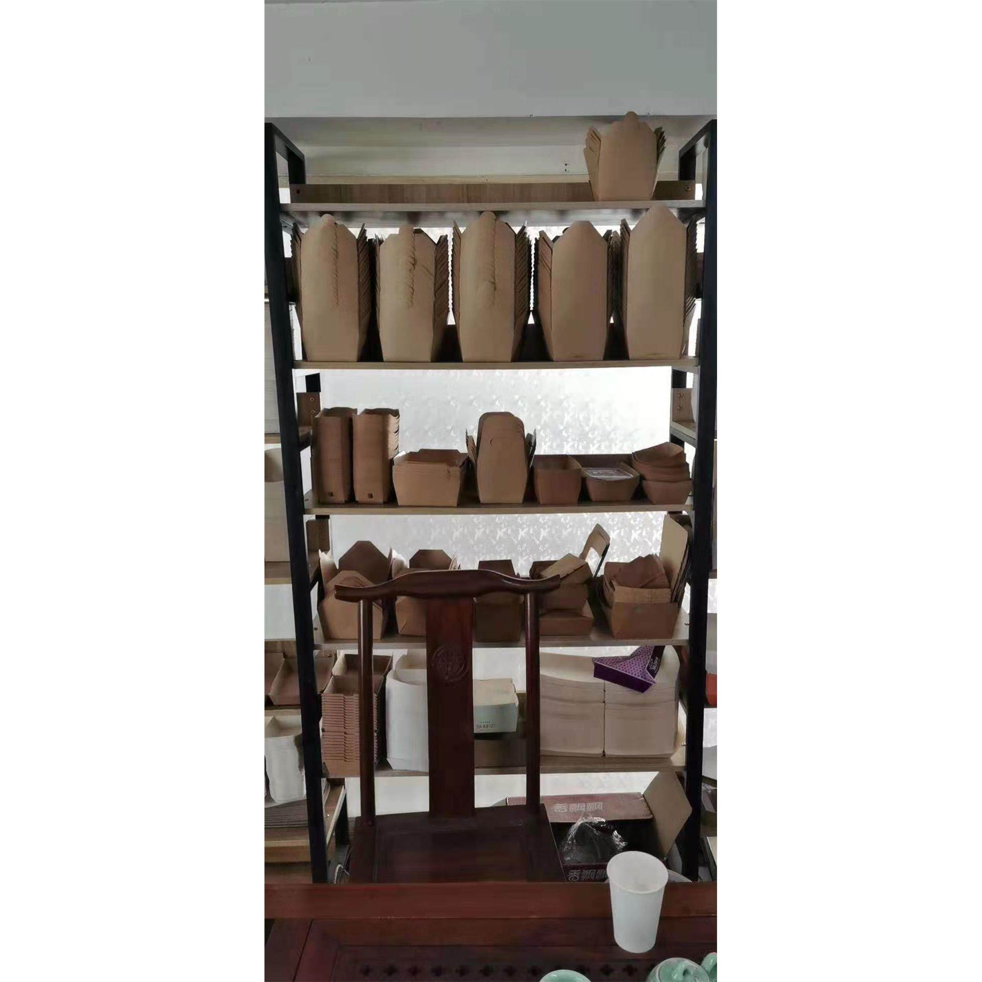 全自动智能纸制品成型机生产单格带盖餐盒食品包装盒