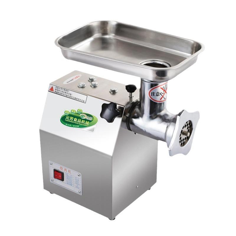 厂家12型台式商用不锈钢电动绞肉机小型机绞馅机灌肠碎肉机