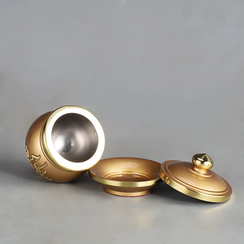 仙字供水杯纯铜家用供奉供杯供酒杯净水杯茶杯堂口用品摆件