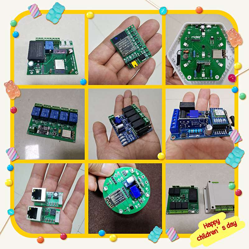 ES片P826机6主控开发习ESP2单学工控板产品件计打样焊设接3硬制作