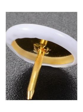 50pcs White Push Pins Thumb Thumbtack Tacks Board Pins for O