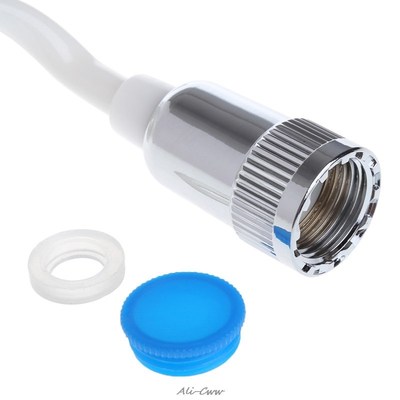 2018 ABS Tube+Plastic Nut Strong Flexible White Shower Hose