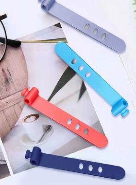 Bobbin Holder Phone Cord Charger Winder Straps Hole Clips