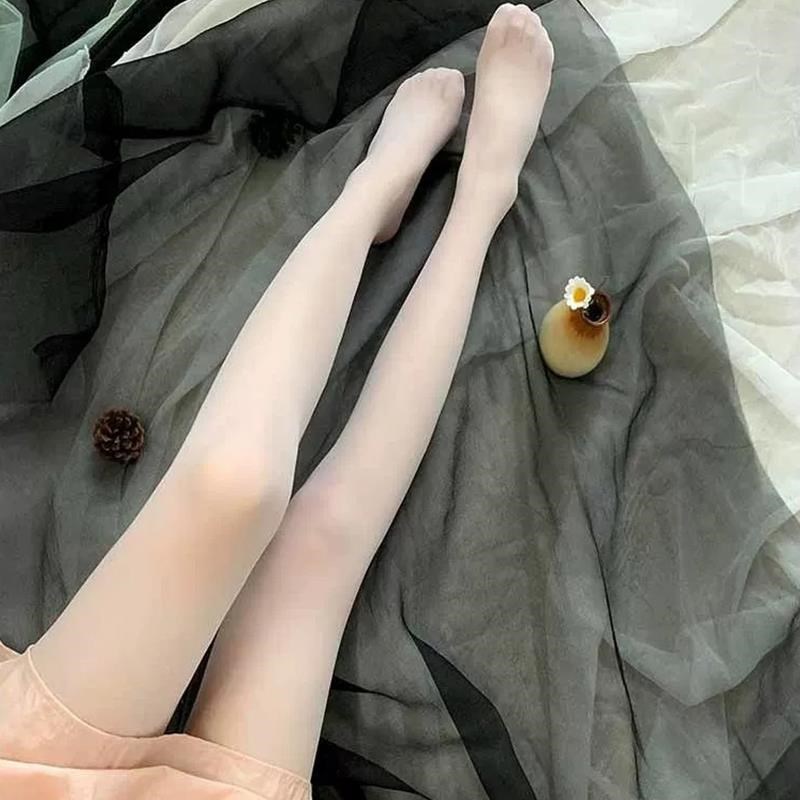 夏季光腿神器薄款白色丝袜女纯欲美肤袜连裤袜肤色女防勾丝打底袜