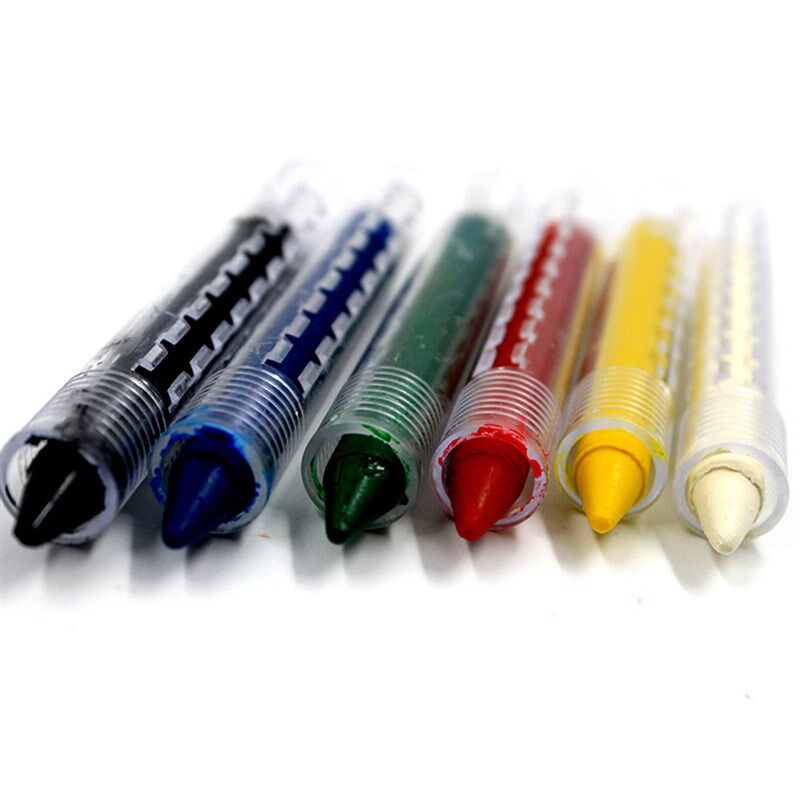 6 Colors Face Painting Pencils Splicing Structure Face Paint