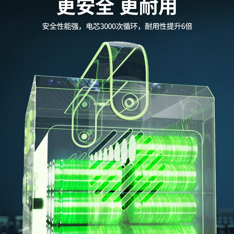 移动户外电源220V可携式大容量直播摆摊电X瓶自驾游露营夜市停电