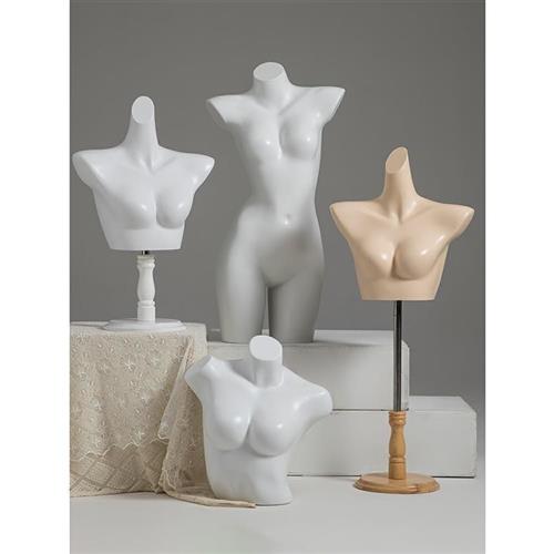 内衣模特道具女半身文胸男士内裤展示架胸模服装店假人体模型架子