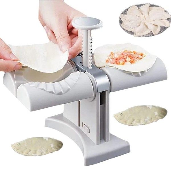 DIY Dumpling Maker Machine Double Head Press Dumplings Mold