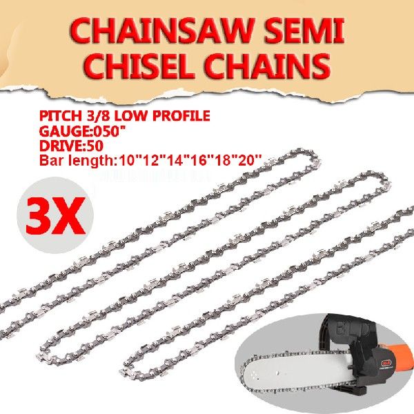 Pcs 1012141618 Inch Chainsaw Chain Guide Bar 8 Pitch