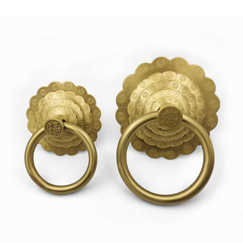 古门木门手拉古铜老式复古老门拉把手装饰古式大门铜拉手中式仿古