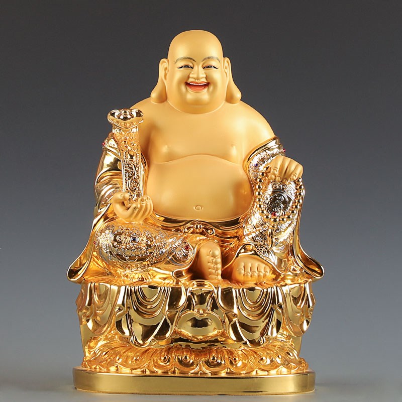 鎏金三宝佛像释迦牟尼阿弥陀佛药师佛观音佛像地藏王菩萨西方三圣