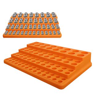 。筒夹收纳盒夹头盒阶梯式弹簧嗦嘴ER16er32夹头钻头铣刀刀具整理