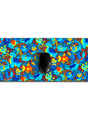 Mousepad Gamer Mouse Mats Keyboards Accessories INS Pattern