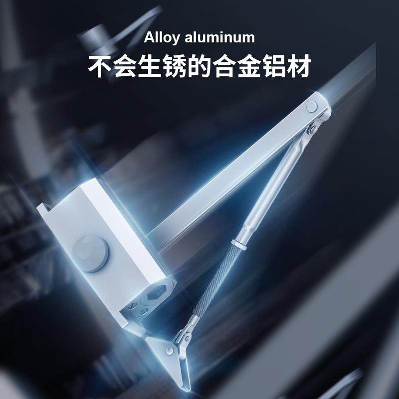 。缓冲闭门器家用液压90度定位或不定位自动关门器门弹簧小号45kg