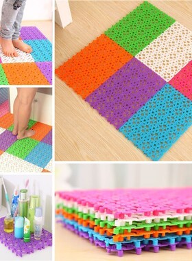 New Bathroom Carpet Shower Room Floor Mat Rug Anti Slip Plas